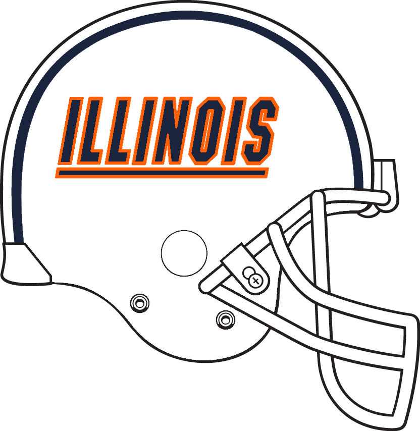 White and Navy Slant Illini.png