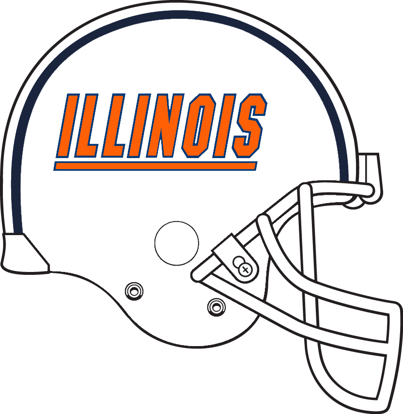 White and Orange Slant Illini.png